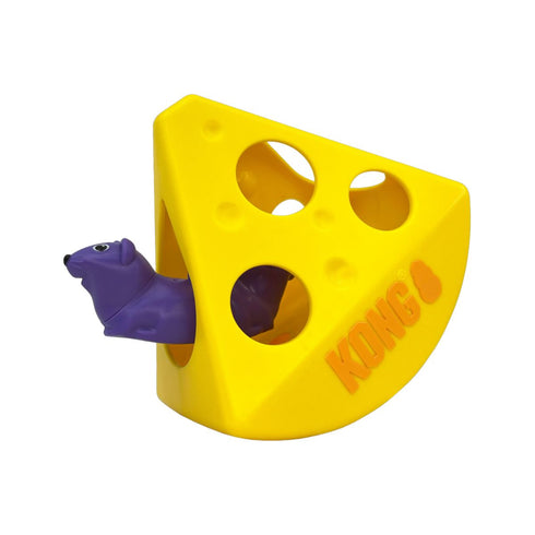 Kong Rewards Rocker Cheese Cat Toy - Poudre Pet & Feed Supply 4